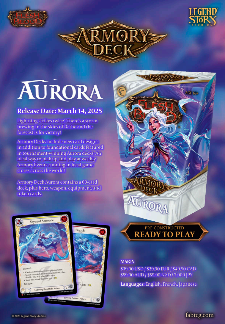 SEALED - Armory Deck - AURORA