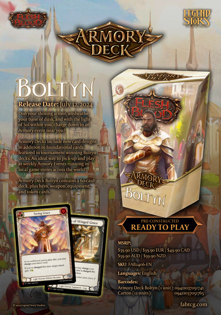 SEALED - Armory Deck - BOLTYN