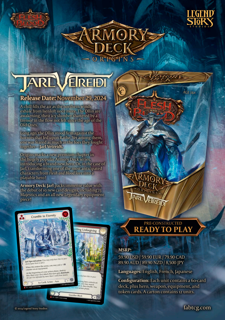 SEALED - Armory Deck - JARL VETREIDI