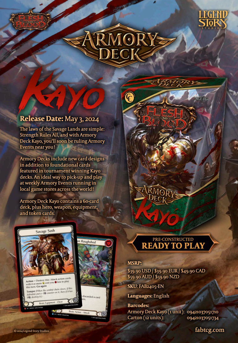 SEALED - Armory Deck - KAYO