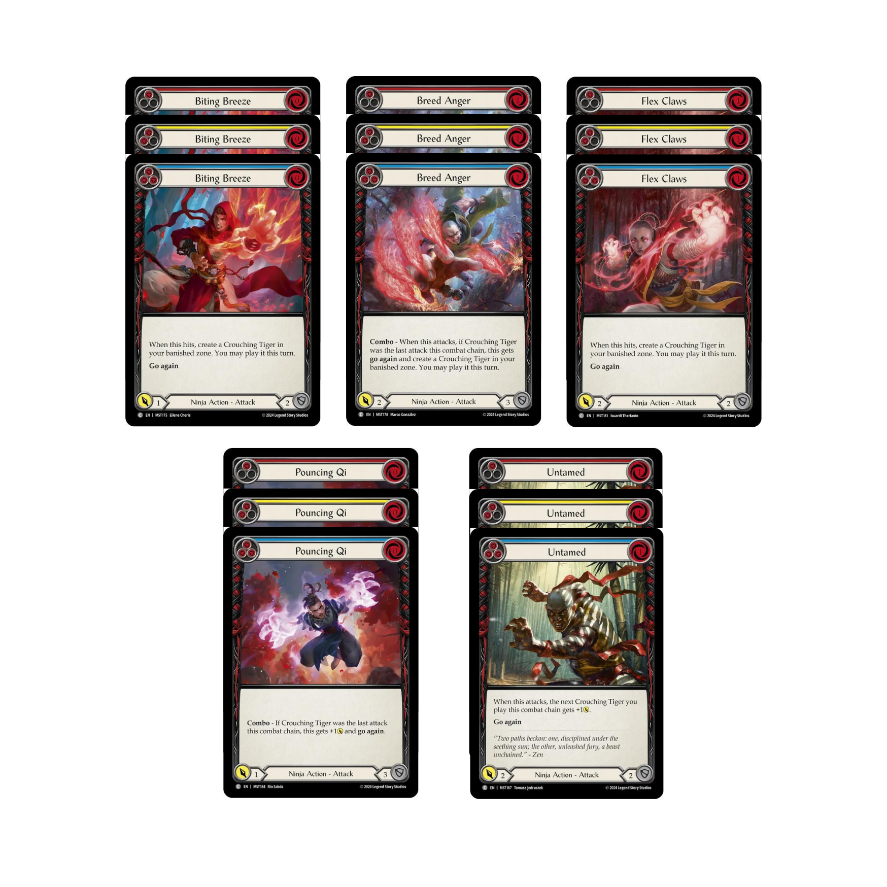 SINGLE - MST - Pack #1 - Ninja (Refer to description)
