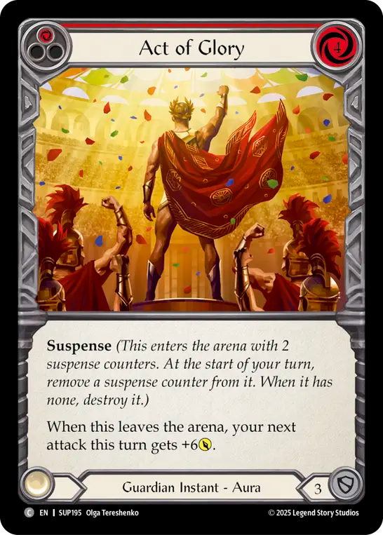 SINGLE - SUP 195 / 196 / 197 - Act of Glory (EN)